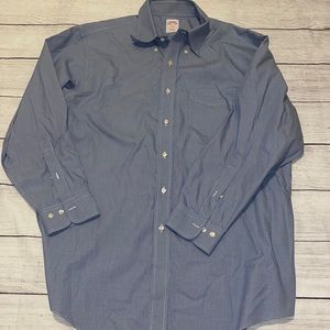Brooks Brothers Blue Dress Shirt 16 1/2 2/3